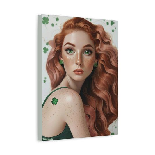 Clovers 2 | Shamrock Daydream, Matte Canvas Print