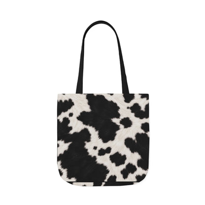 Cow | Black & White Cowhide Canvas Tote Bag (3 sizes)
