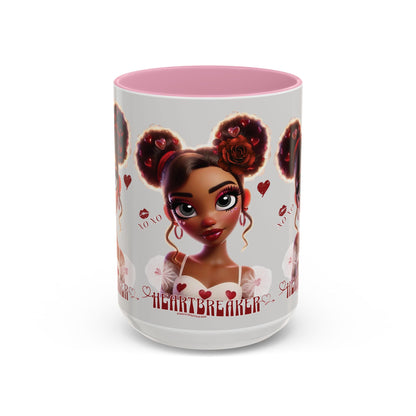 Heartbreaker 3| Ice - Coffee Mug, two-tone, 15 oz (multiple handle colors)