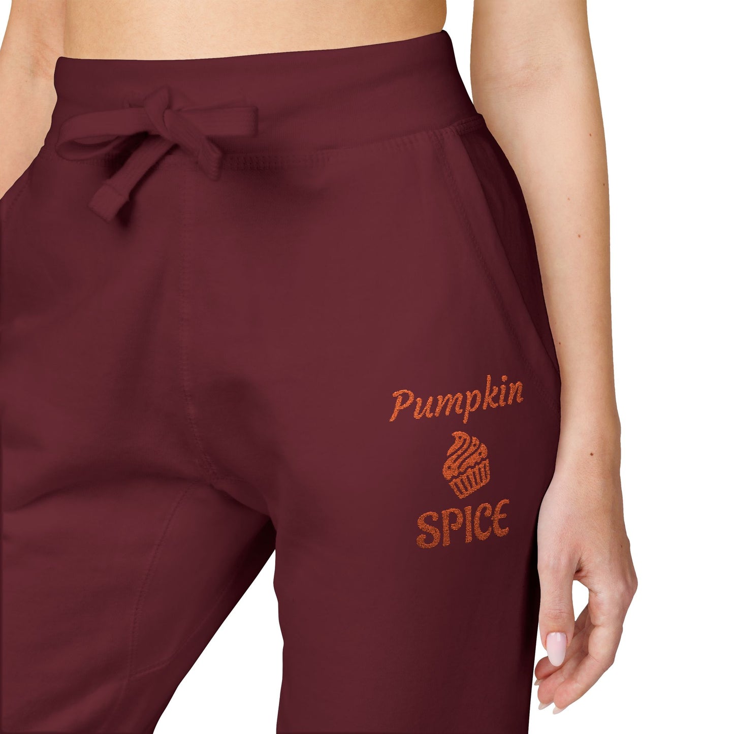 Harvest Haze | "Pumpkin Spice" Embroidered Sweatpants