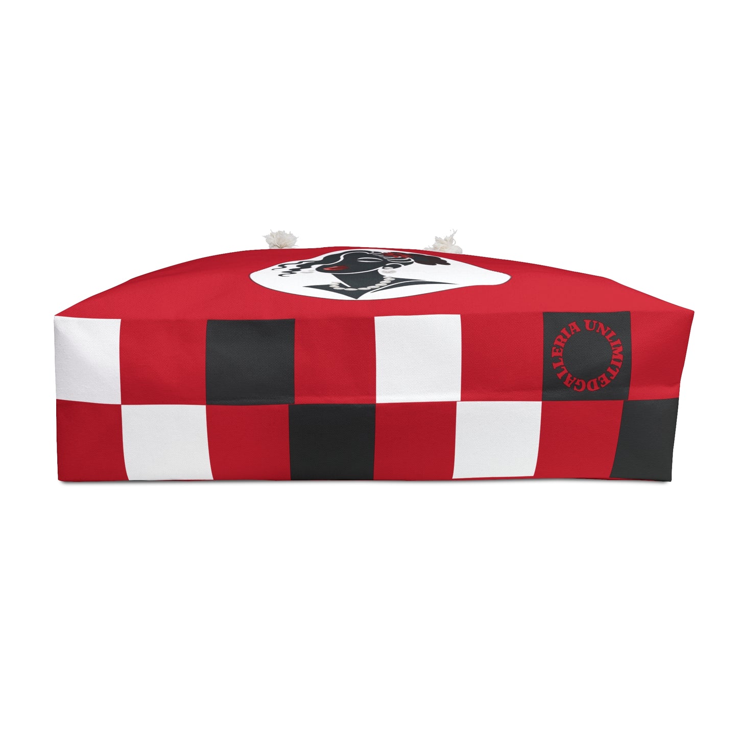 Pearls & Curls 5 | Crimson Kiss Double-Sided Weekender Bag