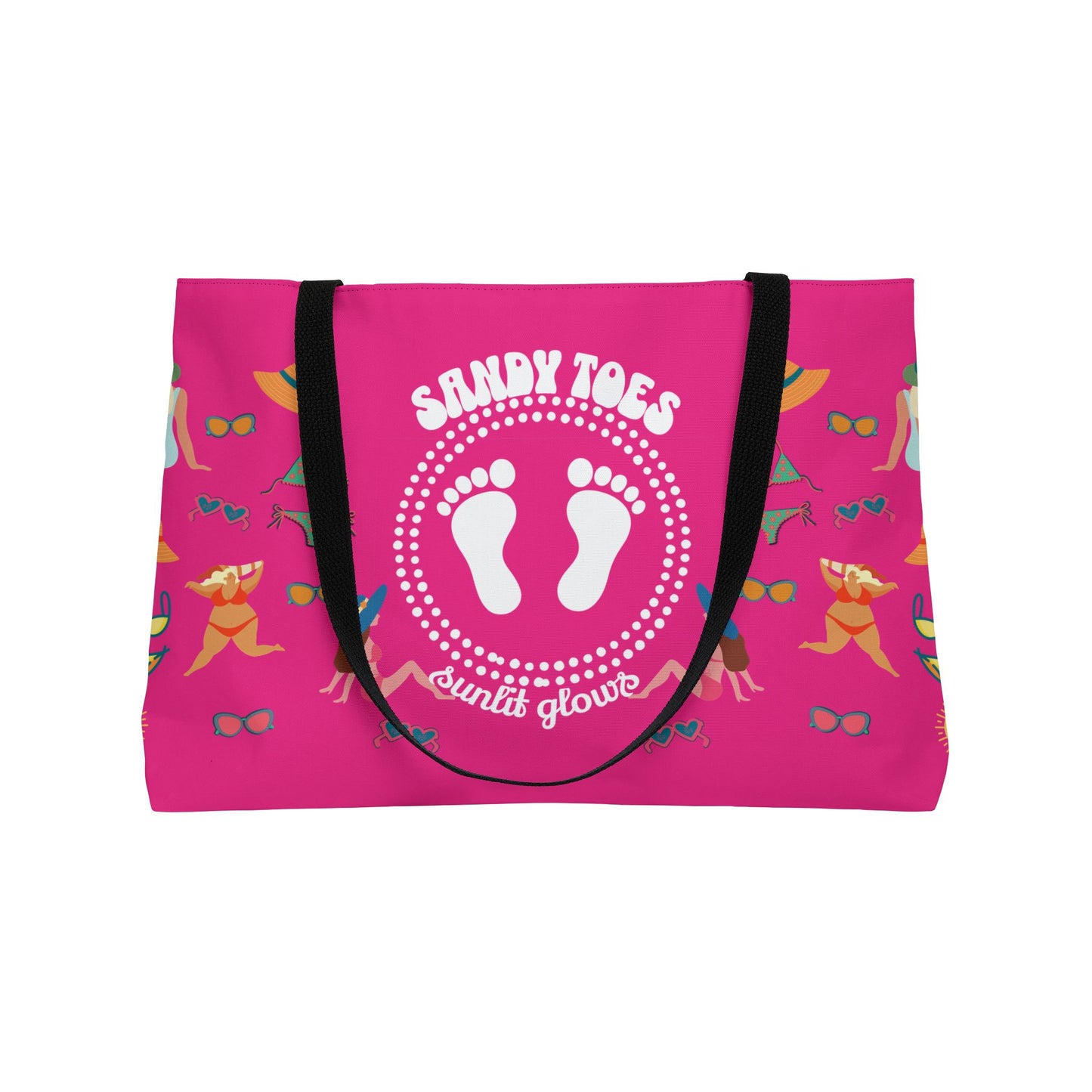 Sandy Toes | Passion Fruit Two-Sided Weekender Tote Bag