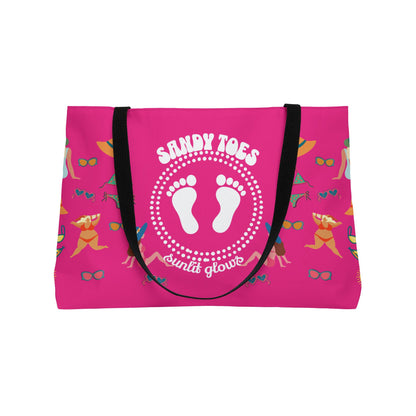 Sandy Toes | Passion Fruit Two-Sided Weekender Tote Bag