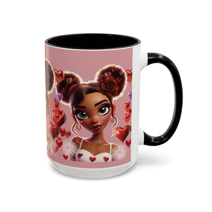 Heartbreaker 3| Cotton Candy - Coffee Mug, two-tone, 15 oz (multiple handle colors)
