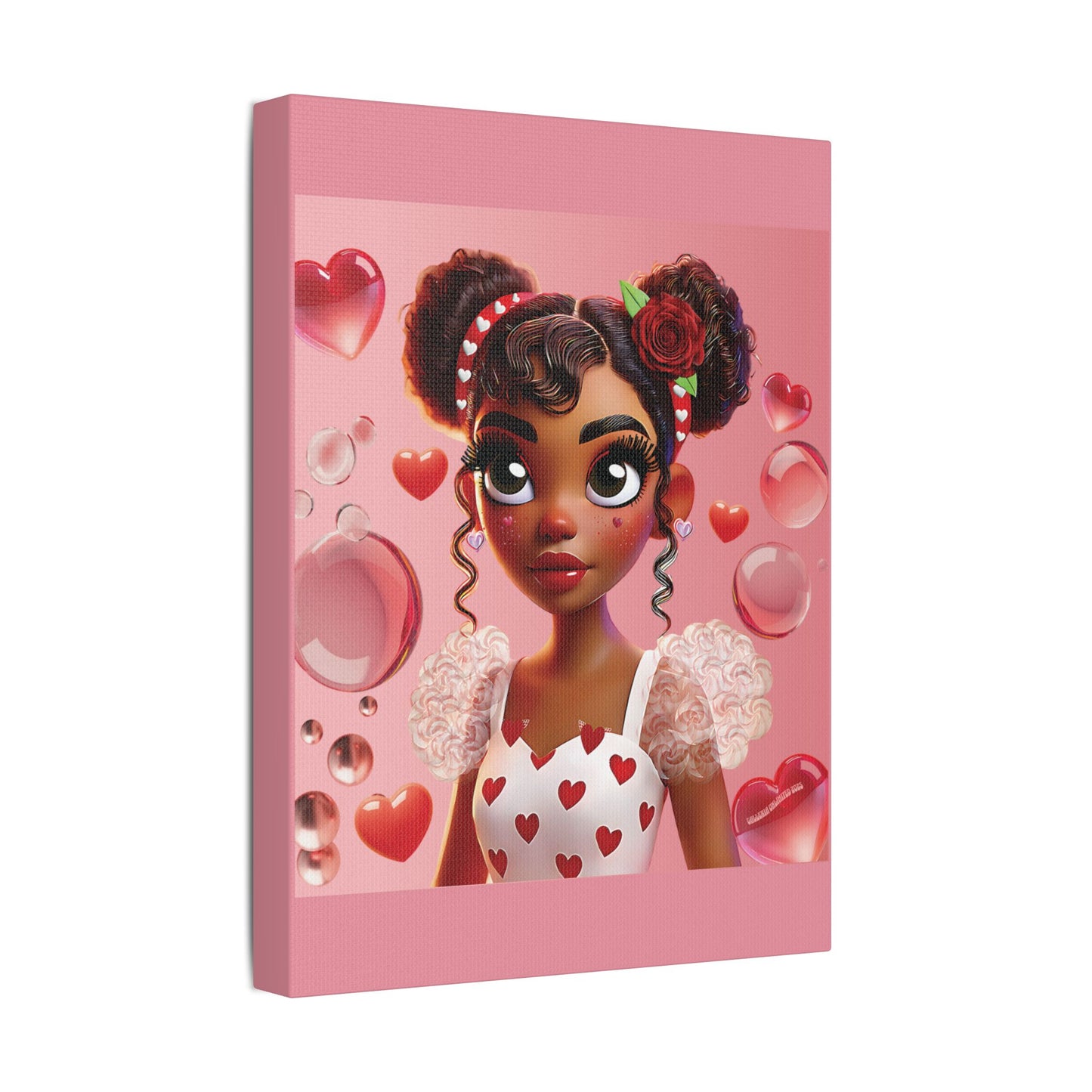 Heartbreaker Girl | Bubblegum - Canvas Print, satin (multiples sizes)