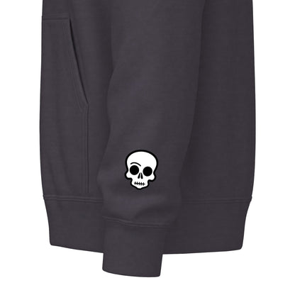 Harvest Haze | Spooky Season Gaphic Icons Zip Hoodie (front and back design)