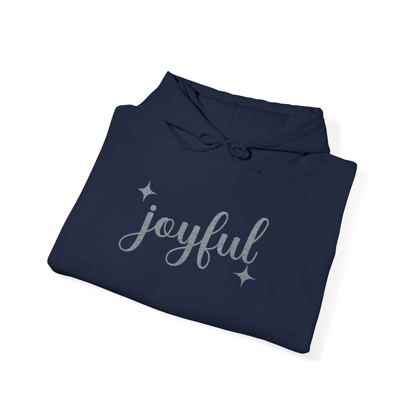 The Joyful Edit1 | Joyful Silver Embroidered Hoodie (multiple colors)