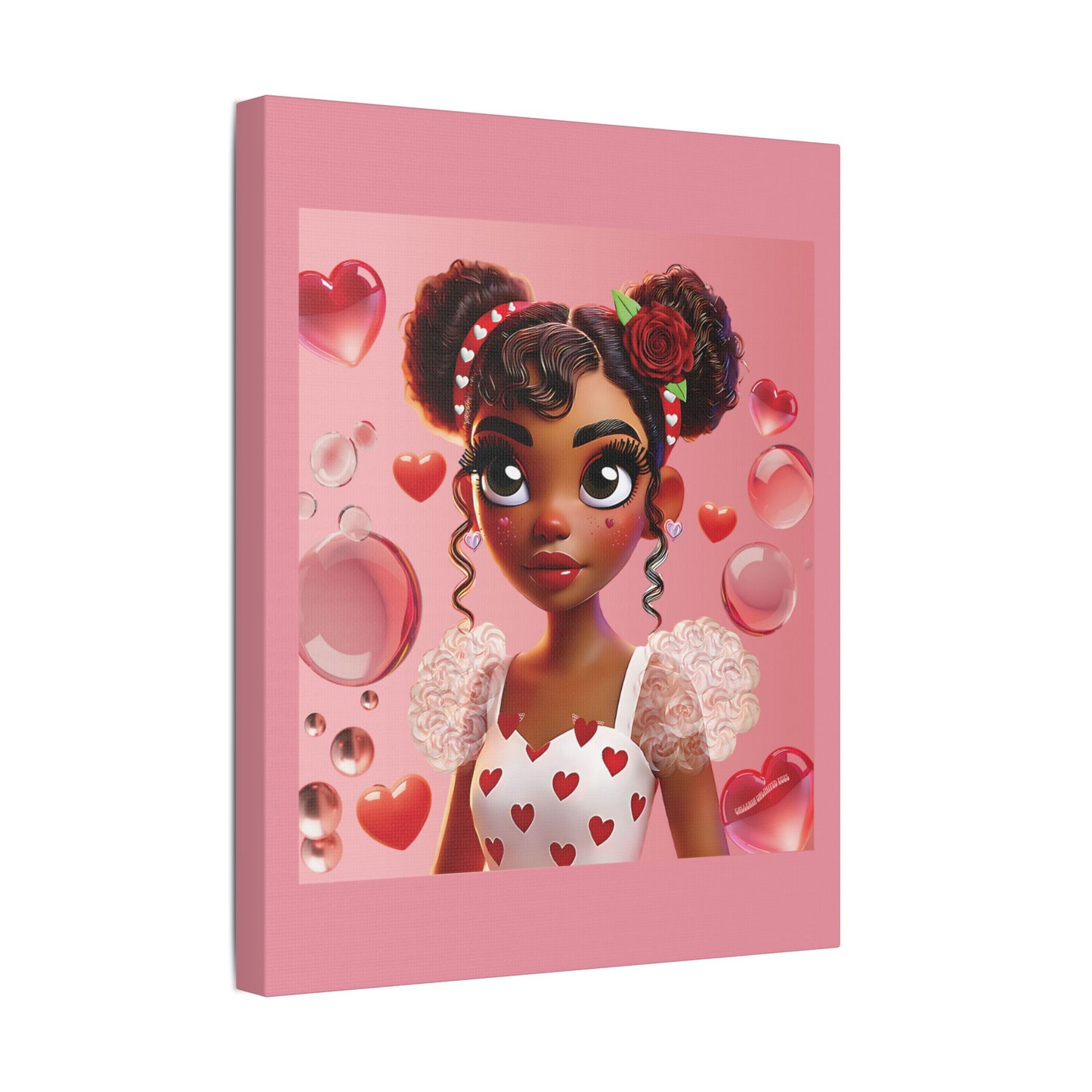 Heartbreaker Girl | Bubblegum - Canvas Print, satin (multiples sizes)