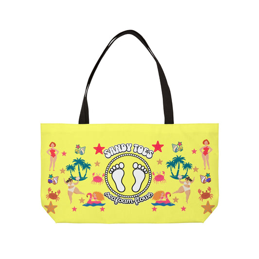 Sandy Toes | Pineapple Two-Sided Weekender Tote Bag