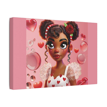 Heartbreaker Girl | Bubblegum - Canvas Print, satin (multiples sizes)