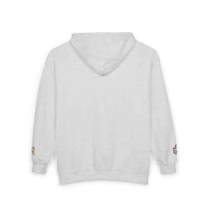 Harvest Haze | 'Cozy Season' Zip Hoodie — Autumn Coffee & Leaves Full-Zip Sweatshirt