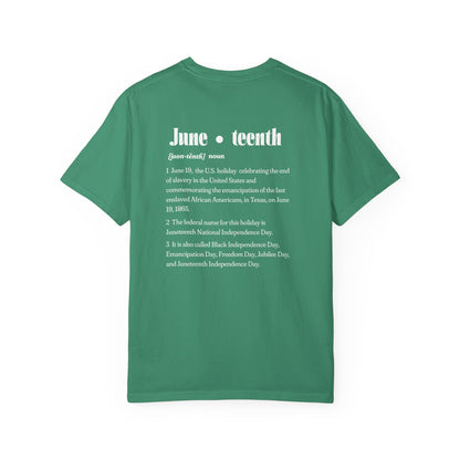 The 92% Club | Juneteenth Celebration Tee, front and back design (multiple colors)
