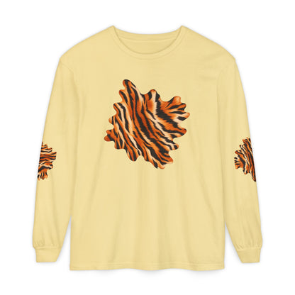Tiger | Tiger Stripe Patch Long Sleeve T-Shirt (multiple colors)