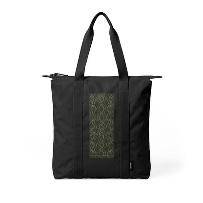 Snake | Snakeskin Olive Print Canvas Carry-All Tote (multiple colors)