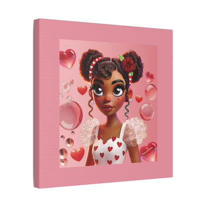 Heartbreaker Girl | Bubblegum - Canvas Print, satin (multiples sizes)