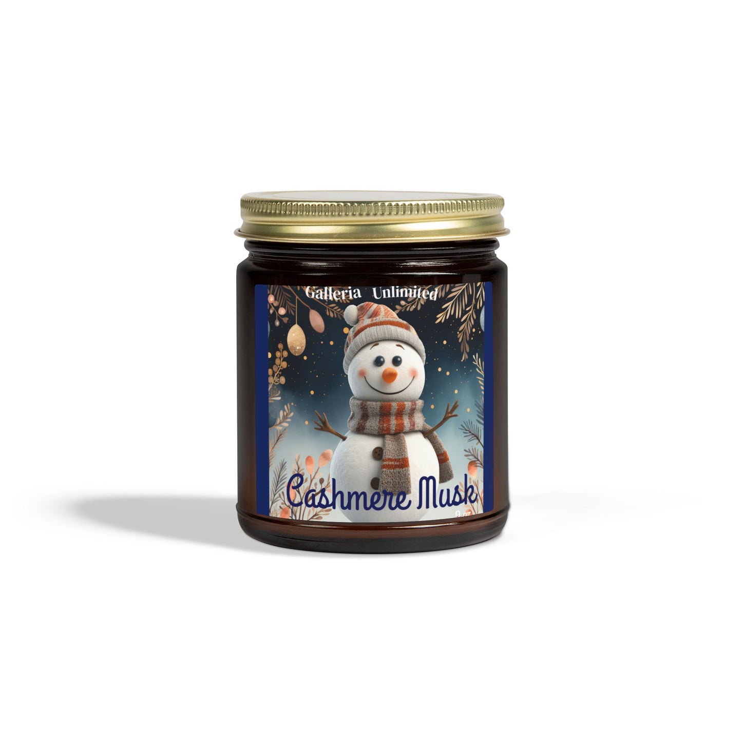 The Cozy Edit6 | Cashmere Musk Scented Candle (9oz) — Natural Soy Wax Jar