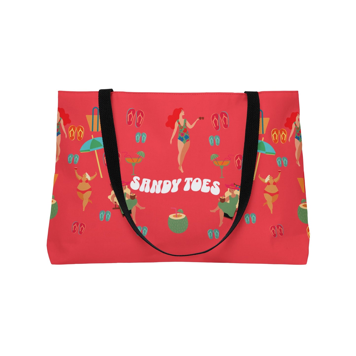 Sandy Toes | Weekender Tote Bag - Melon2 (two sides)