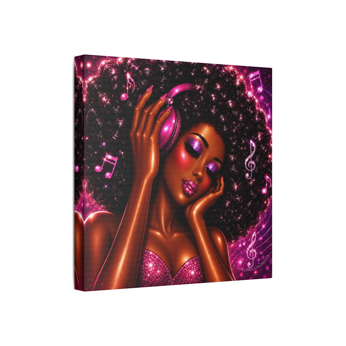 Soul in Stereo | The Vibe, Satin Stretched Canvas