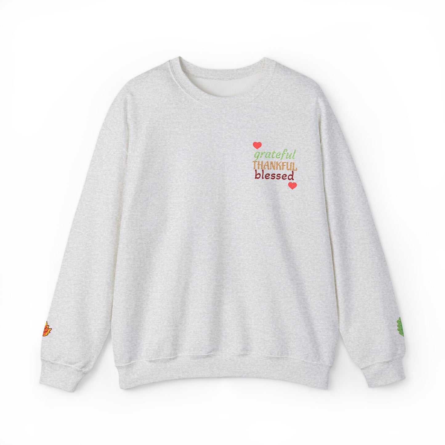 Harvest Haze | Grateful, THANKFUL, Blessed Fall Crewneck Sweatshirt (multiple colors)