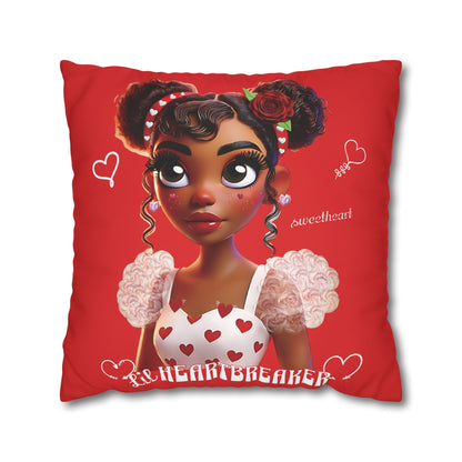 Heartbreaker Girl | Apple - Pillowcase, square (multiple sizes)