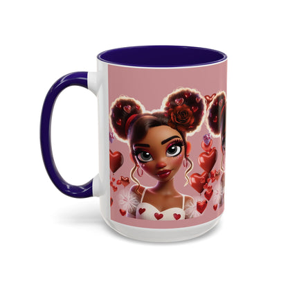 Heartbreaker 3| Cotton Candy - Coffee Mug, two-tone, 15 oz (multiple handle colors)