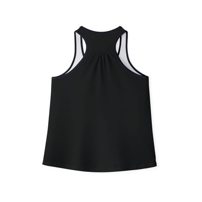 Pearls & Curls3 | Black - Scarlet Kiss Ringer Tank (black or white trim)