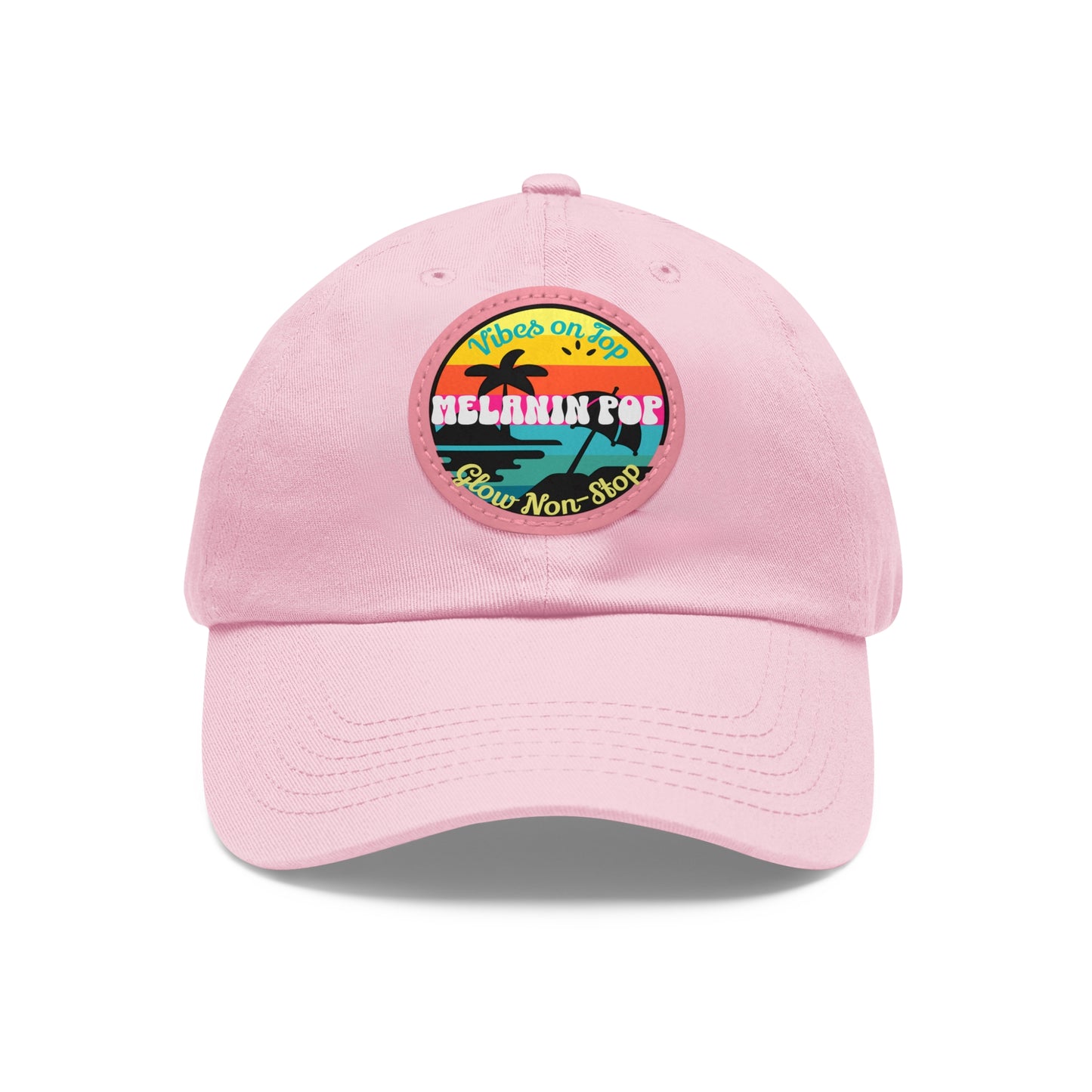 Sandy Toes | Dad Cap - Melanin Pop with Leather Patch, various colors