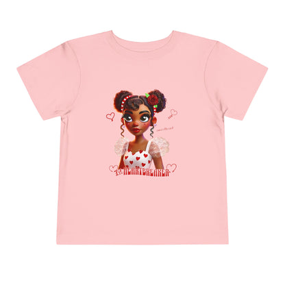 Heartbreaker Girl | Red Typography - Tee, short sleeve toddler