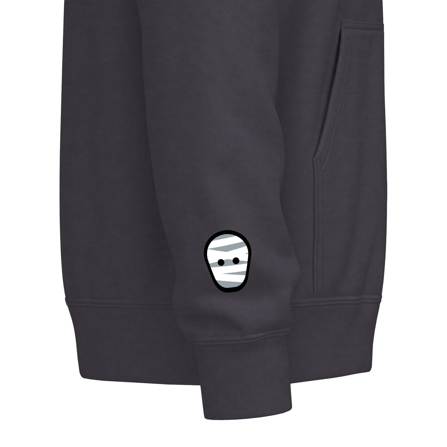 Harvest Haze | Spooky Season Gaphic Icons Zip Hoodie (front and back design)