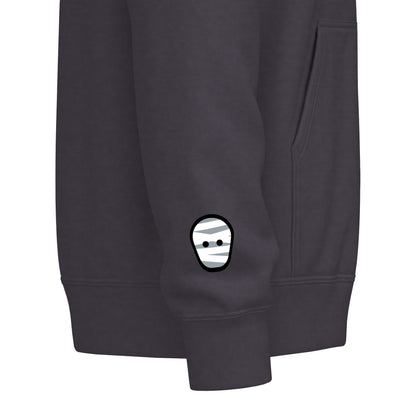 Harvest Haze | Spooky Season Gaphic Icons Zip Hoodie (front and back design)