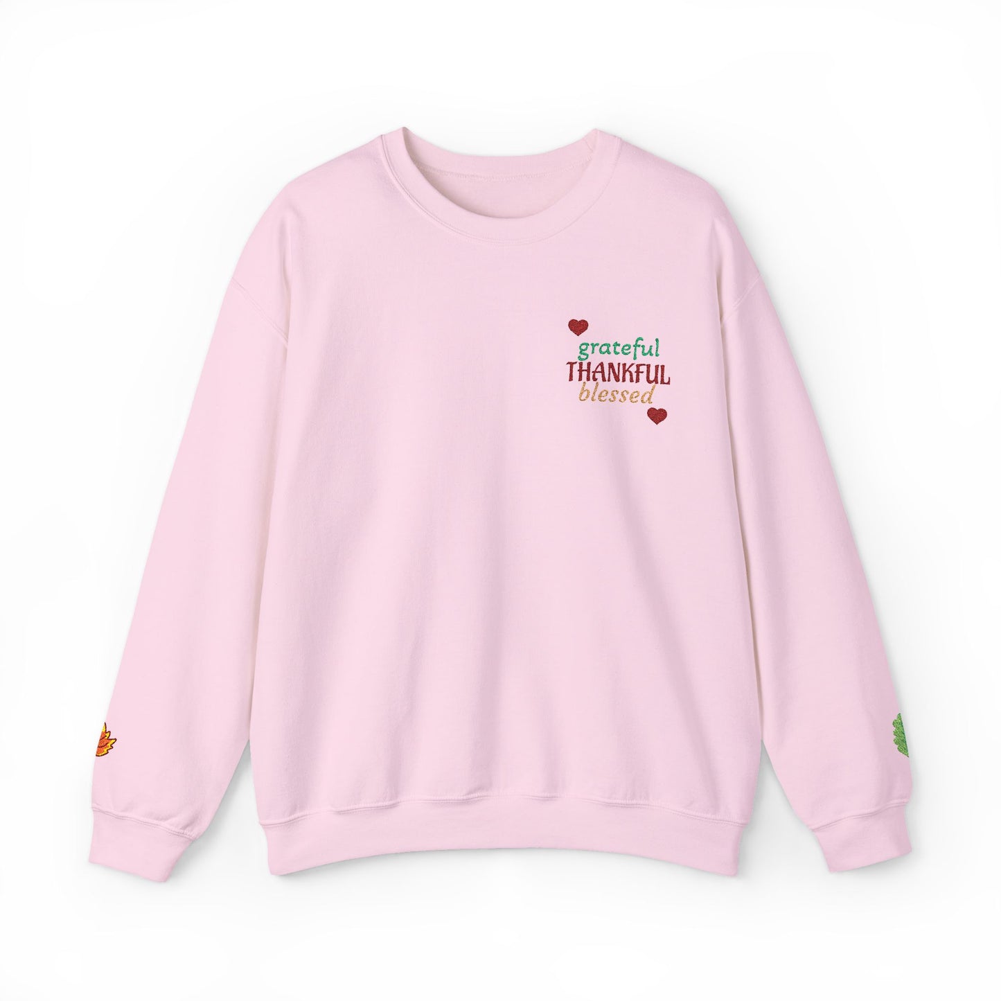 Harvest Haze 2 | Grateful, THANKFUL, Blessed Fall Crewneck Sweatshirt light colors)