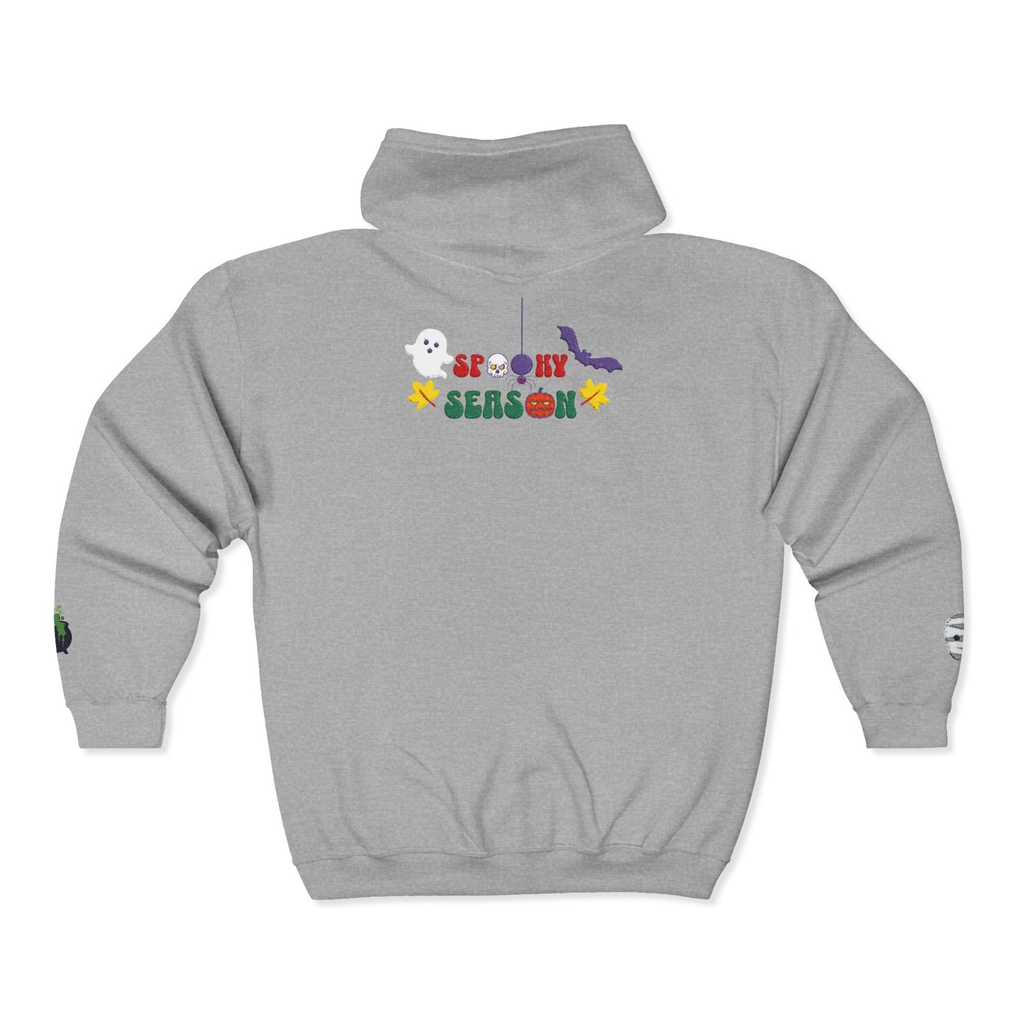 The Spooky Edit1 - Embroidered Vampire Kiss Hoodie