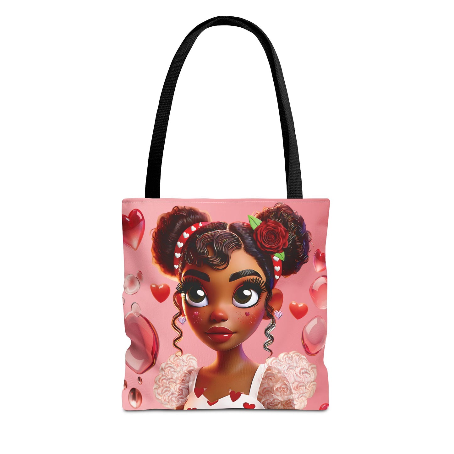 Heartbreaker Girl | Bubblegum - Tote Bag, two-tone (multiple sizes/handle colors)