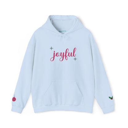 The Joyful Edit1 | Joyful Pink Embroidered Hoodie, PINK Palette (multiple colors)