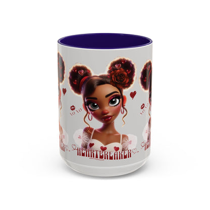 Heartbreaker 3| Ice - Coffee Mug, two-tone, 15 oz (multiple handle colors)