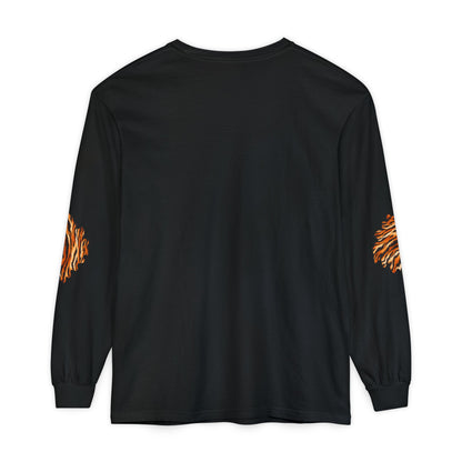 Tiger | Tiger Stripe Patch Long Sleeve T-Shirt (multiple colors)