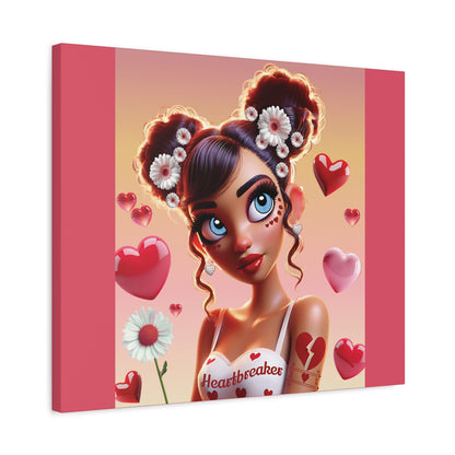 Heartbreaker 1 | Raspberry - Canvas Print, matte (multiple sizes)