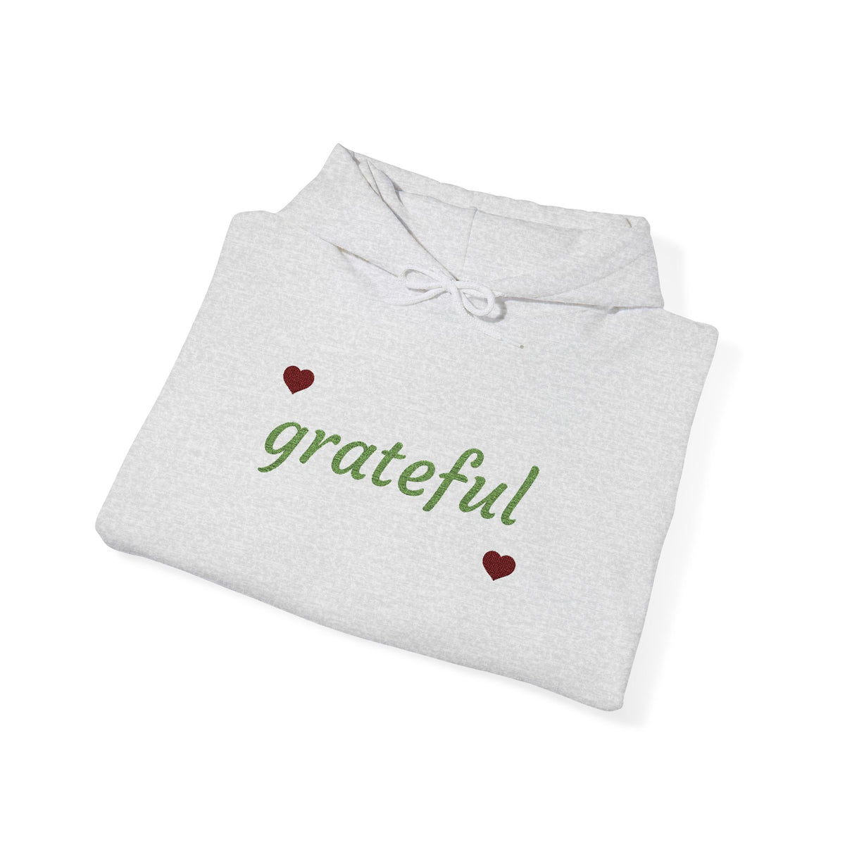 Autumn Harvest 3 | 'Grateful' Light Green Embroidered Fall Hoodie (multiple colors)