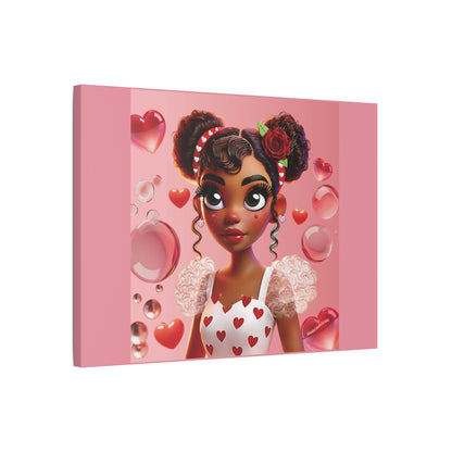 Heartbreaker Girl | Bubblegum - Canvas Print, satin (multiples sizes)