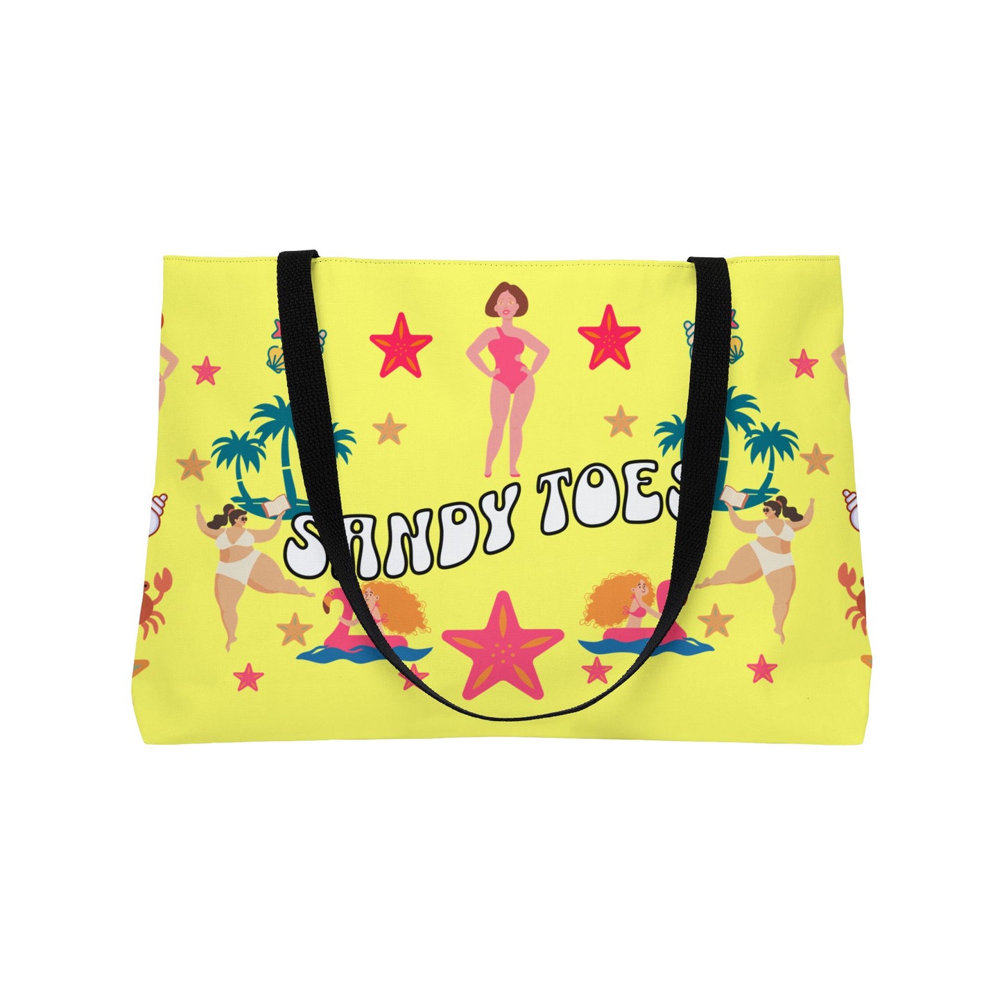 Sandy Toes | Pineapple Two-Sided Weekender Tote Bag