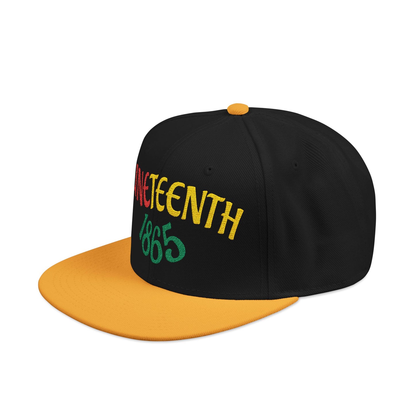 Juneteenth | Embroidered Snapback Hat (black or white)