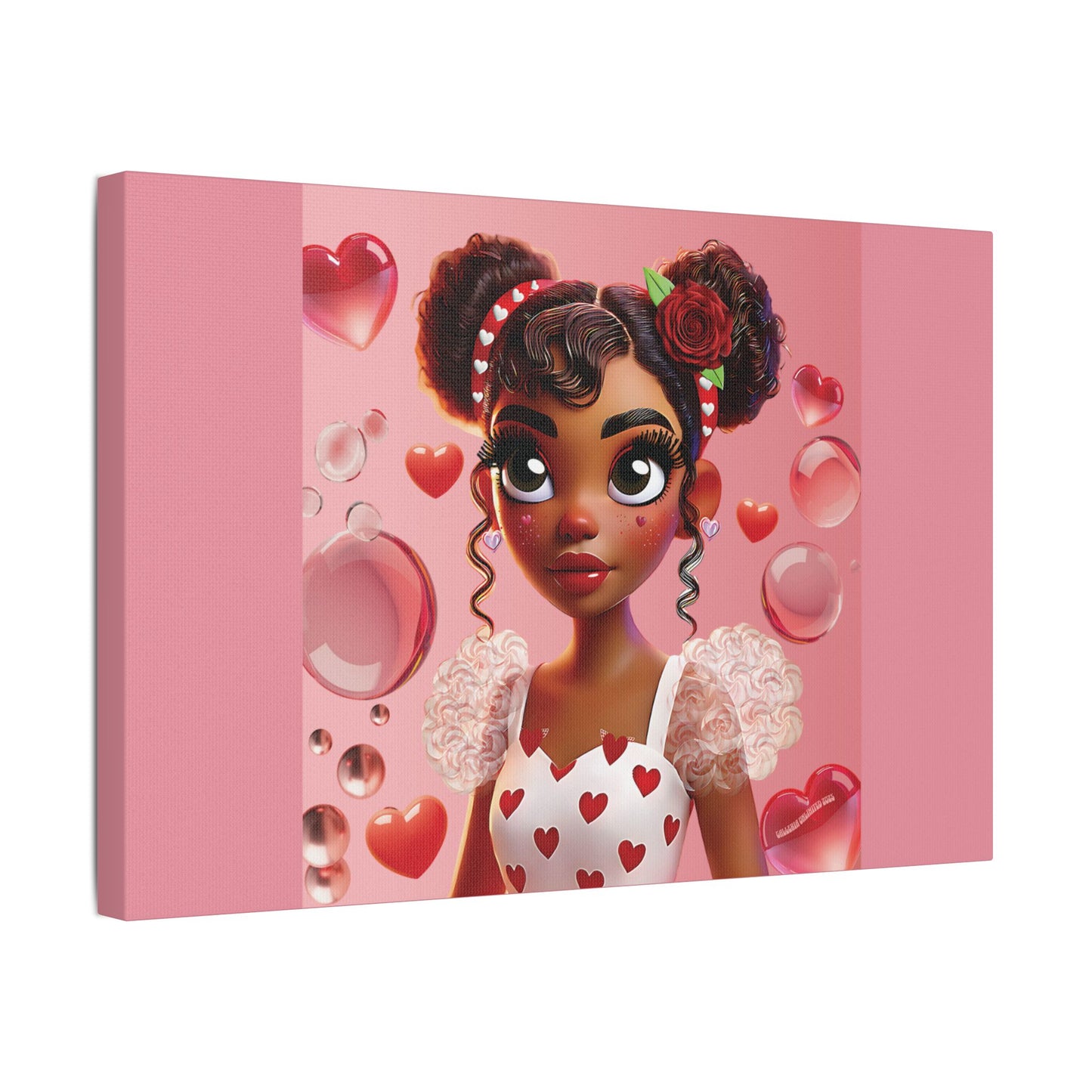 Heartbreaker Girl | Bubblegum - Canvas Print, satin (multiples sizes)