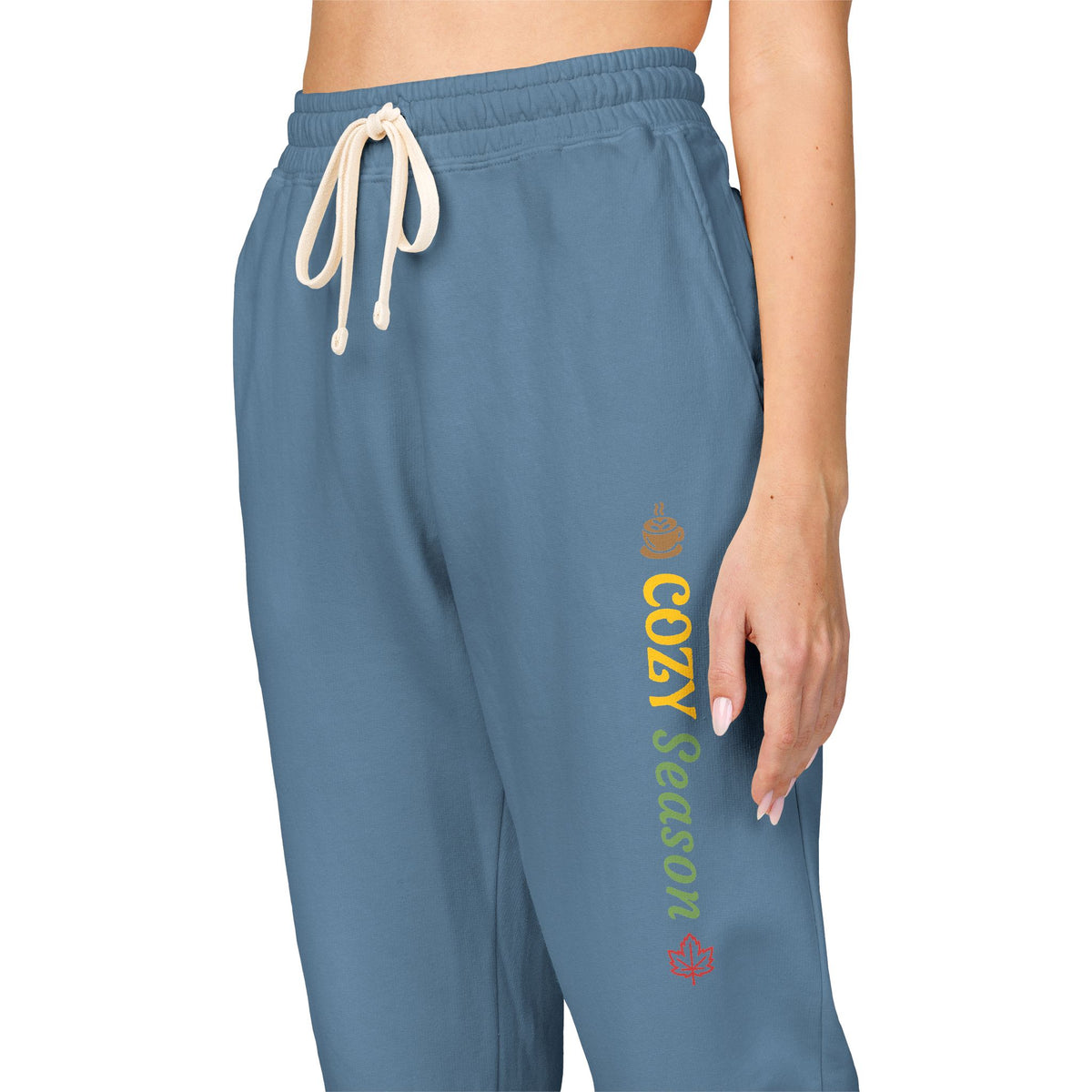 Harvest Haze 9 | "Cozy Season" Vertical Script Garment-Dyed Joggers