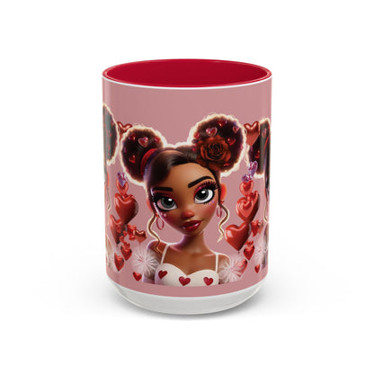 Heartbreaker 3| Cotton Candy - Coffee Mug, two-tone, 15 oz (multiple handle colors)