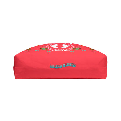Sandy Toes | Melon Two-Sided Weekender Tote Bag (black girl)