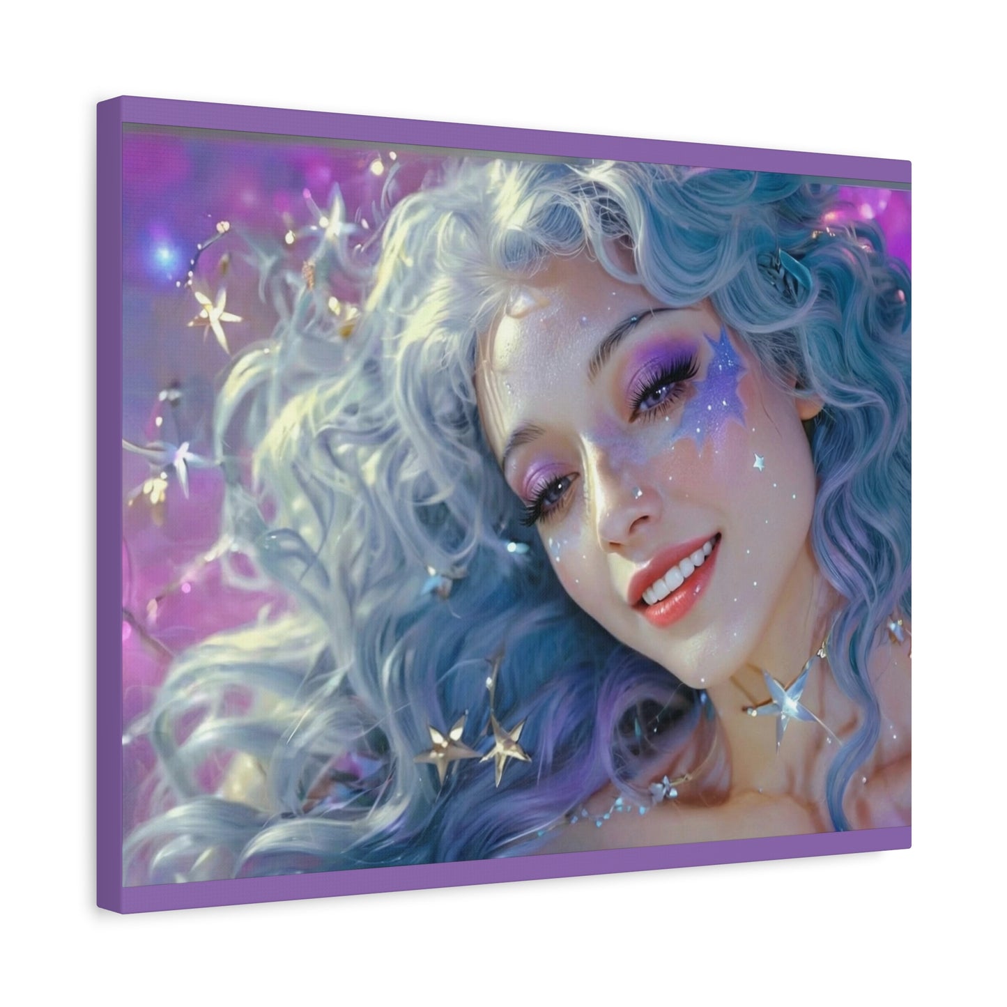 Winter Fantasy2 | Celestial Maiden Starlight Matte Canvas Print