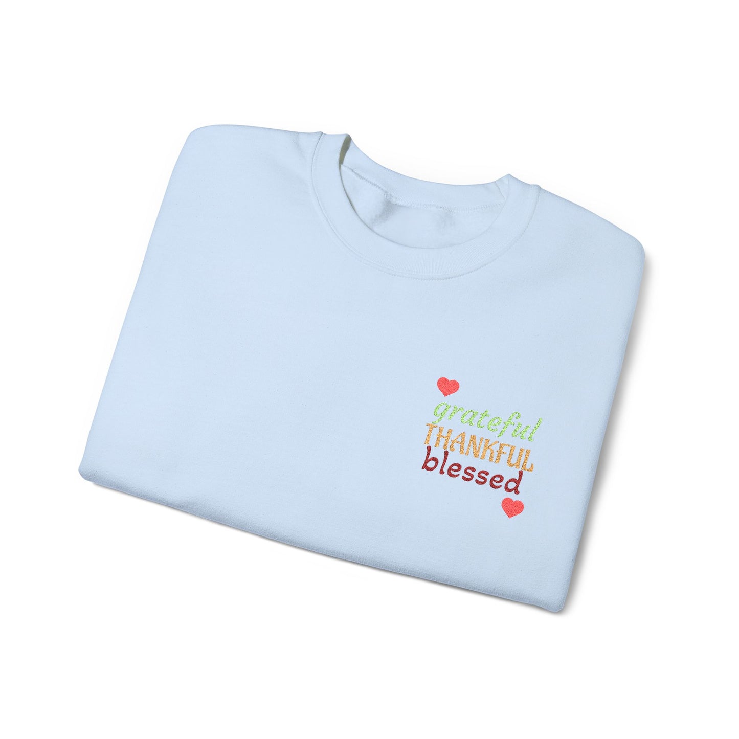Harvest Haze | Grateful, THANKFUL, Blessed Fall Crewneck Sweatshirt (multiple colors)