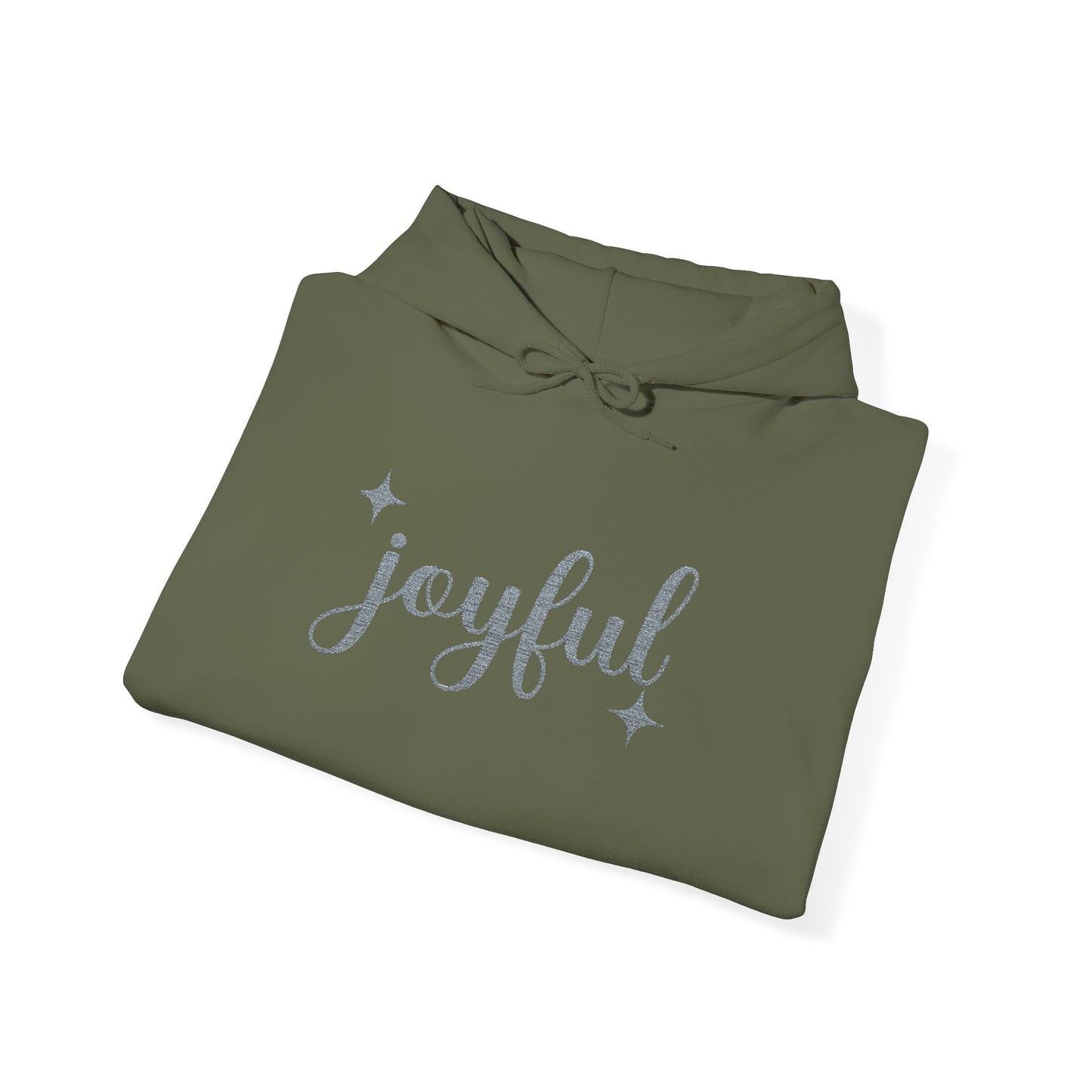 The Joyful Edit1 | Joyful Silver Embroidered Hoodie (multiple colors)