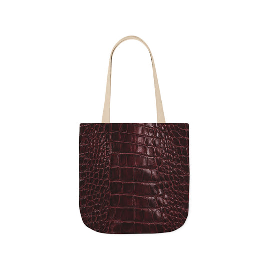 Alligator | Alligator Skin Print Canvas Tote Bag (3 sizes)