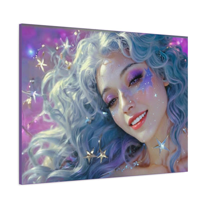 Winter Fantasy2 | Celestial Maiden Starlight, Matte Canvas Print
